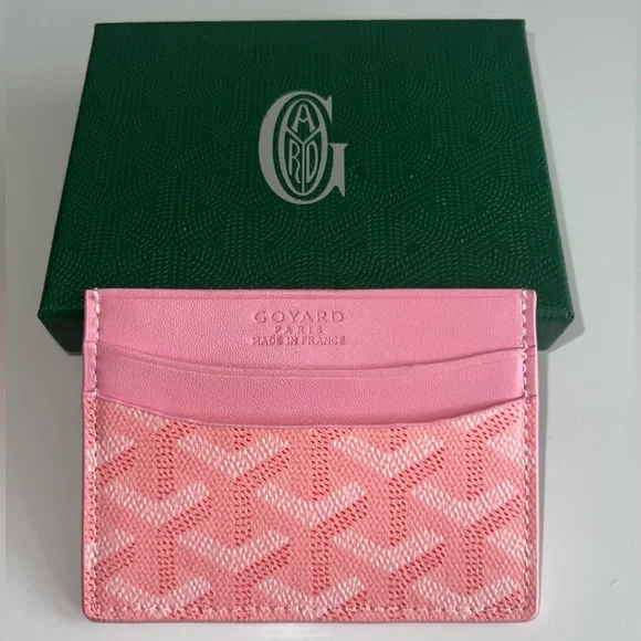 Goyard Pink Card Holder - Picture 1 of 5